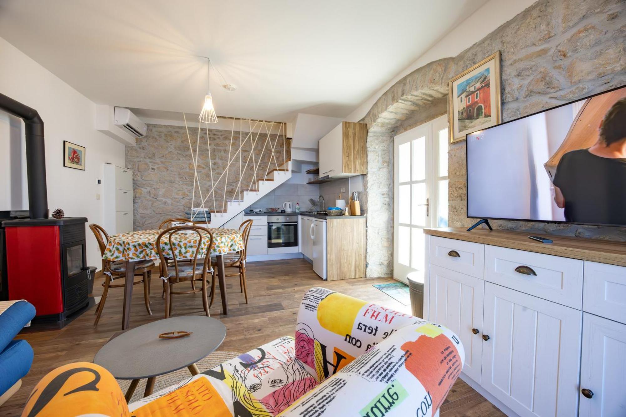Villa Stone House Kurtic Stara Podgora Exterior foto